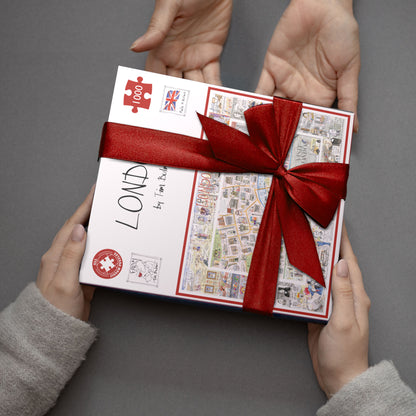 Map of London - Tim Bulmer 1000 Piece Jigsaw Puzzle