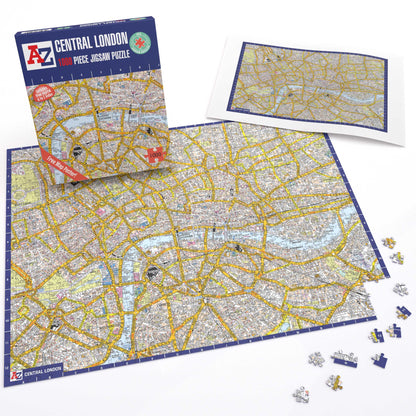 A-Z Map of London 1000 or 300 Piece Jigsaw