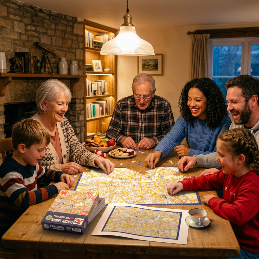 A-Z Map of London 1000 or 300 Piece Jigsaw