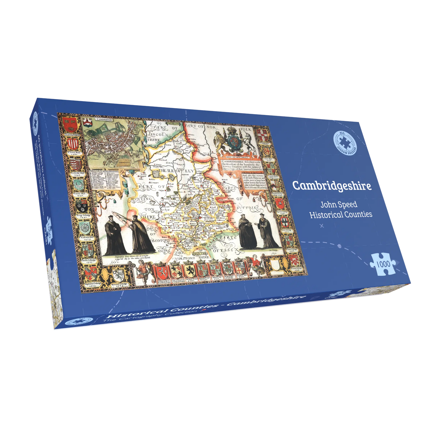Cambridgeshire Historical Map 1000 Piece Jigsaw Puzzle (1610)