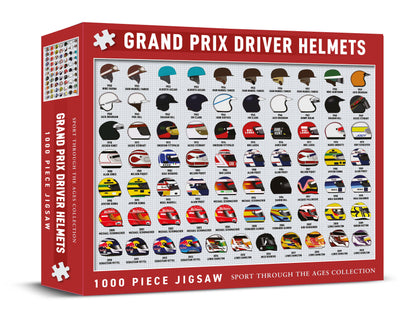 Grand Prix Driver Helmets 1000 Piece Jigsaw Puzzle