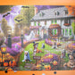 Dogs at a Haunted House 1000 or 500 Piece Jigsaw Puzzle