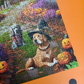 Dogs at a Haunted House 1000 or 500 Piece Jigsaw Puzzle