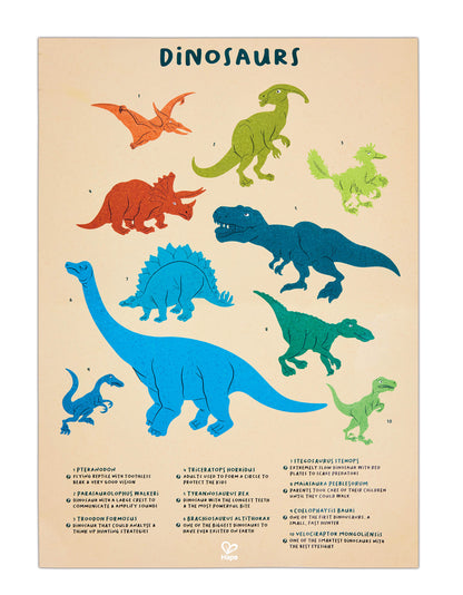 Dinosaur Shimmer 202 Piece Floor Puzzle
