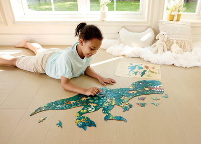 Dinosaur Shimmer 202 Piece Floor Puzzle