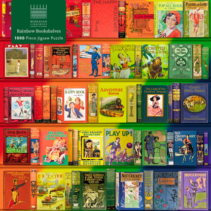 Bodleian Libraries: Rainbow Bookshelves 1000 Piece Jigsaw Puzzle