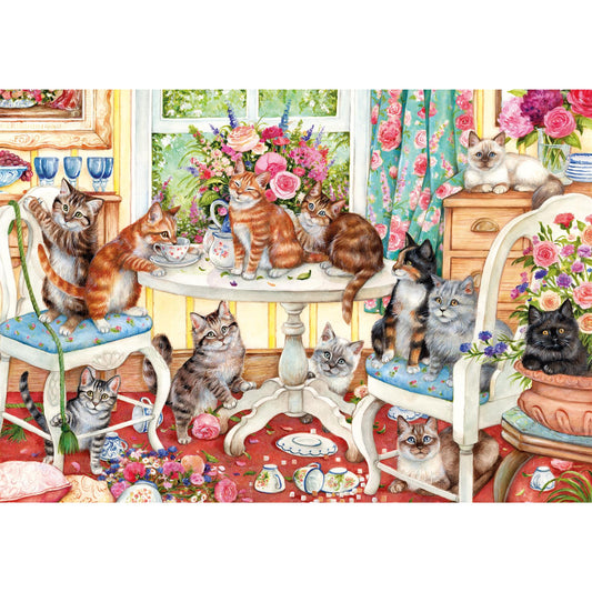 Tails from the Tea Party 500 Piece Jigsaw Puzzle