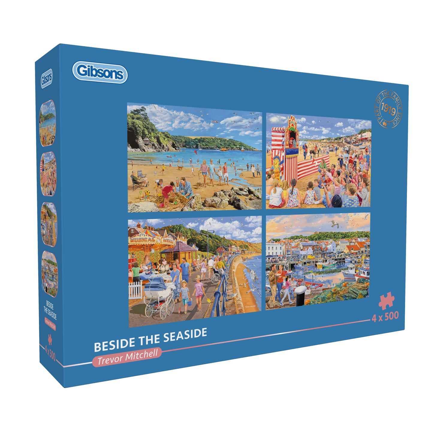 Beside the Seaside 4x500 Piece Jigsaw Puzzle