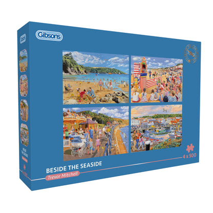 Beside the Seaside 4x500 Piece Jigsaw Puzzle