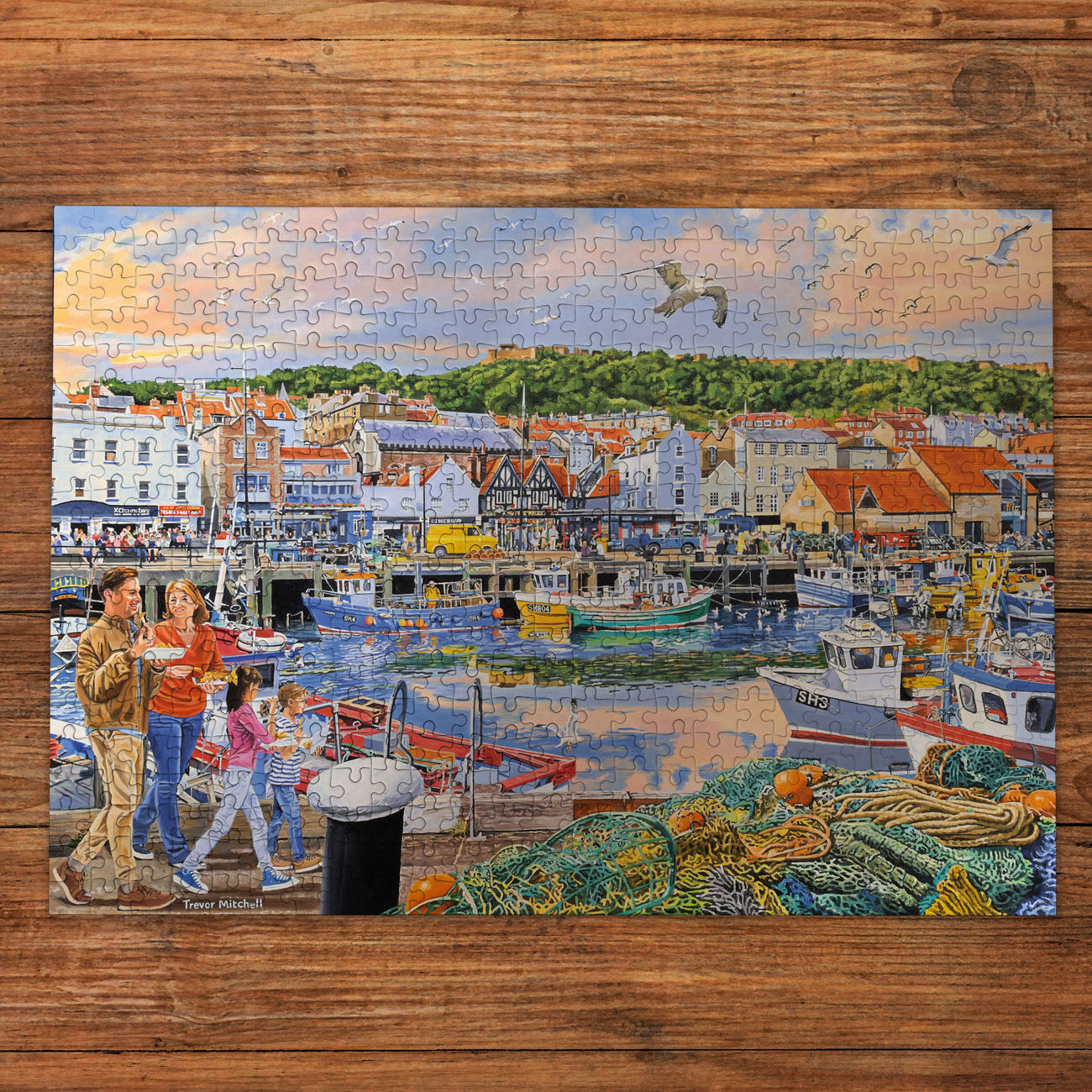 Beside the Seaside 4x500 Piece Jigsaw Puzzle