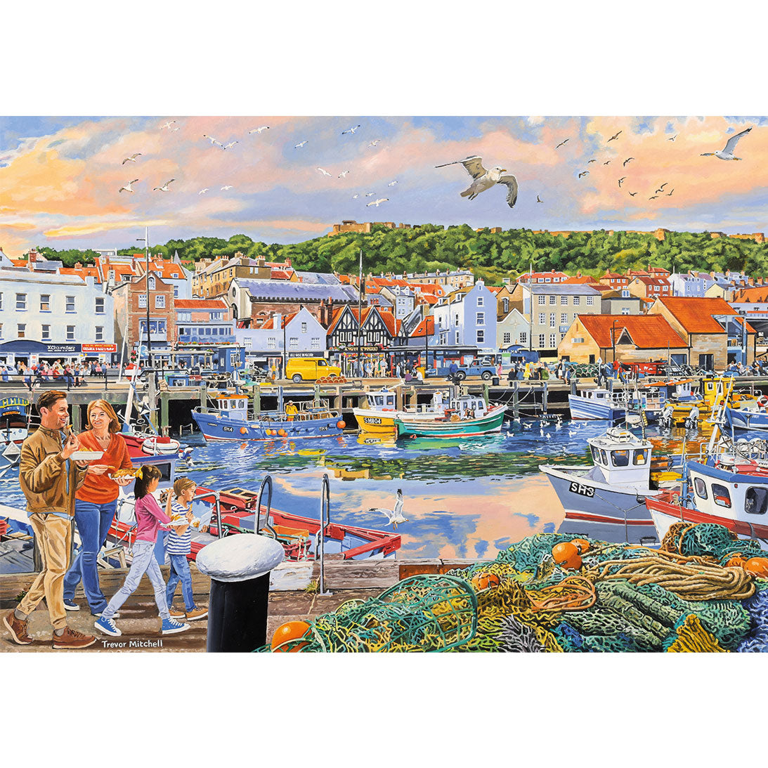 Beside the Seaside 4x500 Piece Jigsaw Puzzle