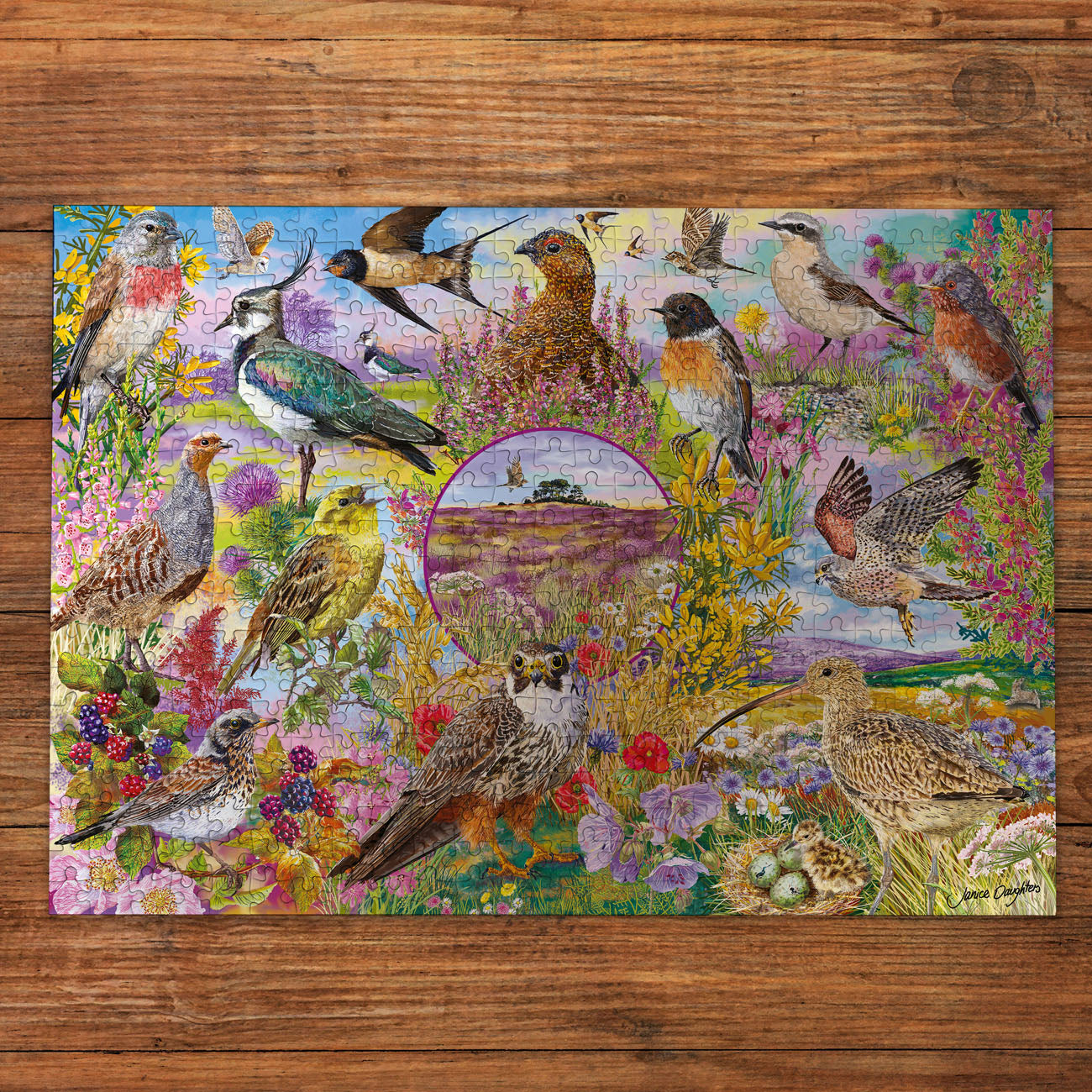 RSPB Wings in the Wild 4x500 Piece Jigsaw Puzzle