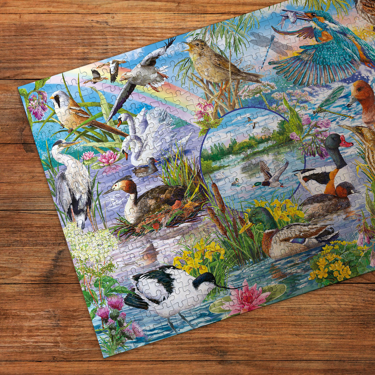 RSPB Wings in the Wild 4x500 Piece Jigsaw Puzzle