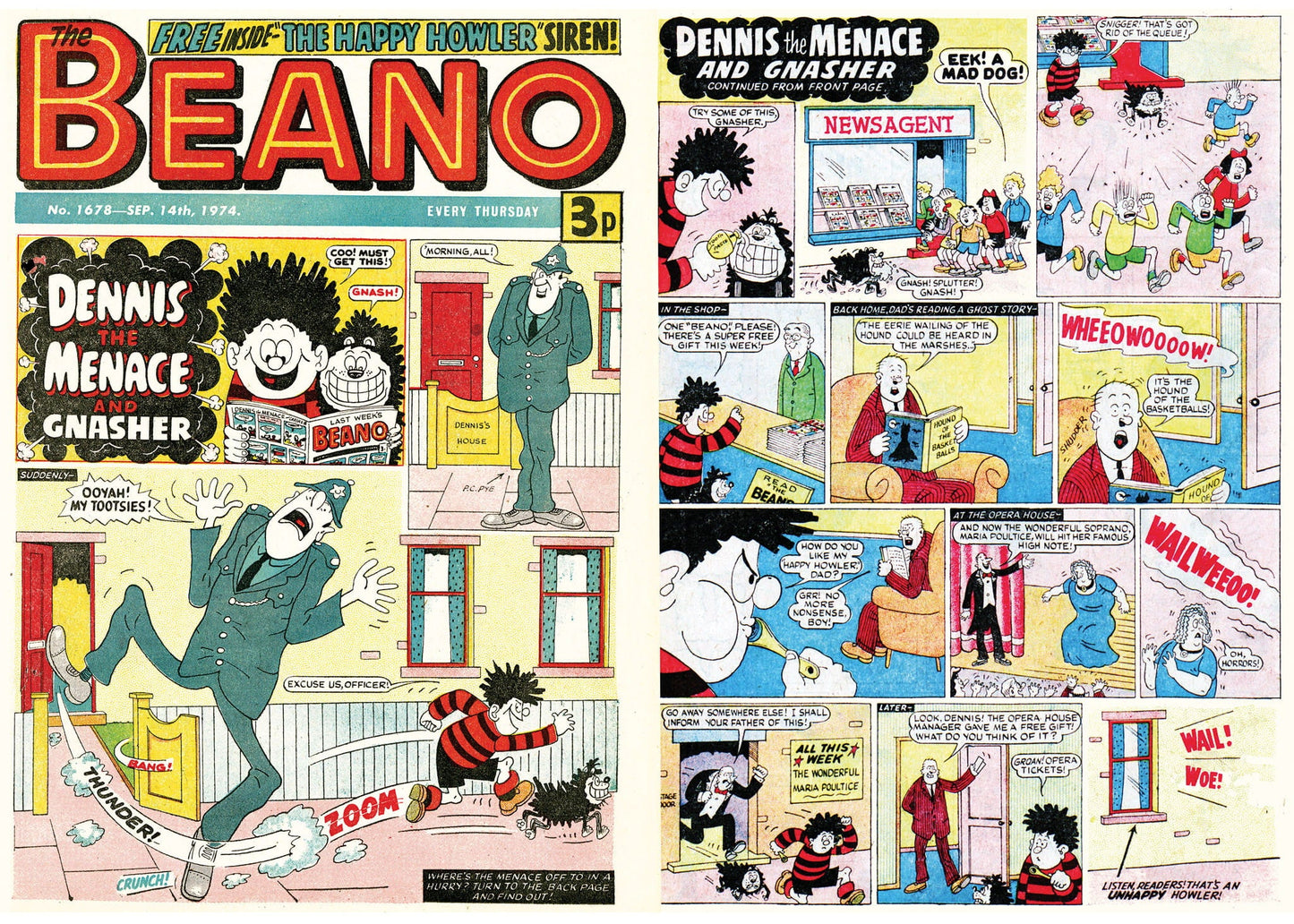 75 Years of Dennis the Menace 2 x 500 Piece Jigsaw Puzzle Set