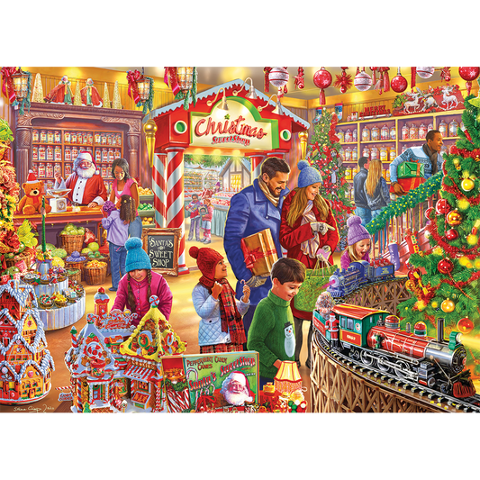 Santa's Sweetshop 1000 Piece Jigsaw Puzzle