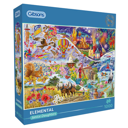Elemental 1000 Piece Jigsaw Puzzle