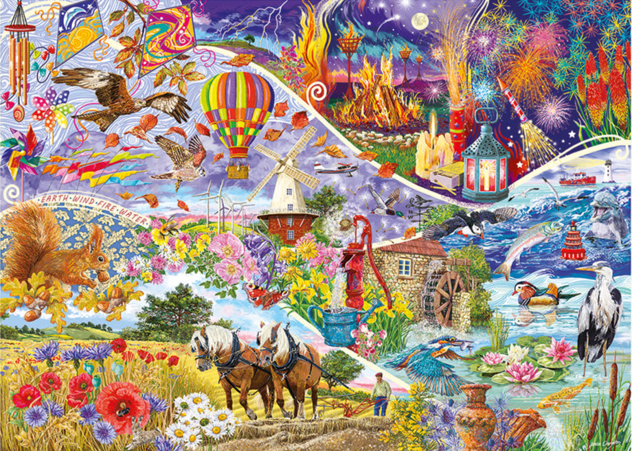 Elemental 1000 Piece Jigsaw Puzzle