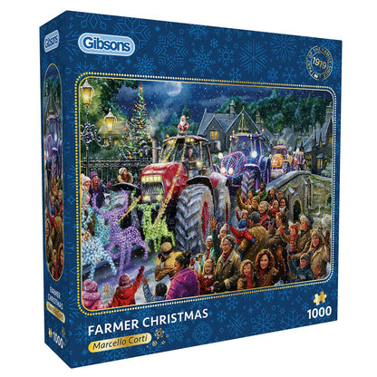 Farmer Christmas – Marcello Corti 1000 Piece Jigsaw Puzzle