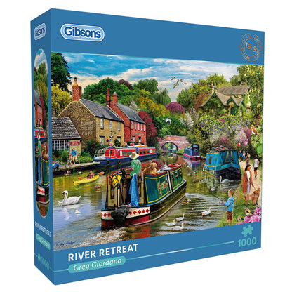 River Retreat 1000 Piece Jigsaw Puzzle