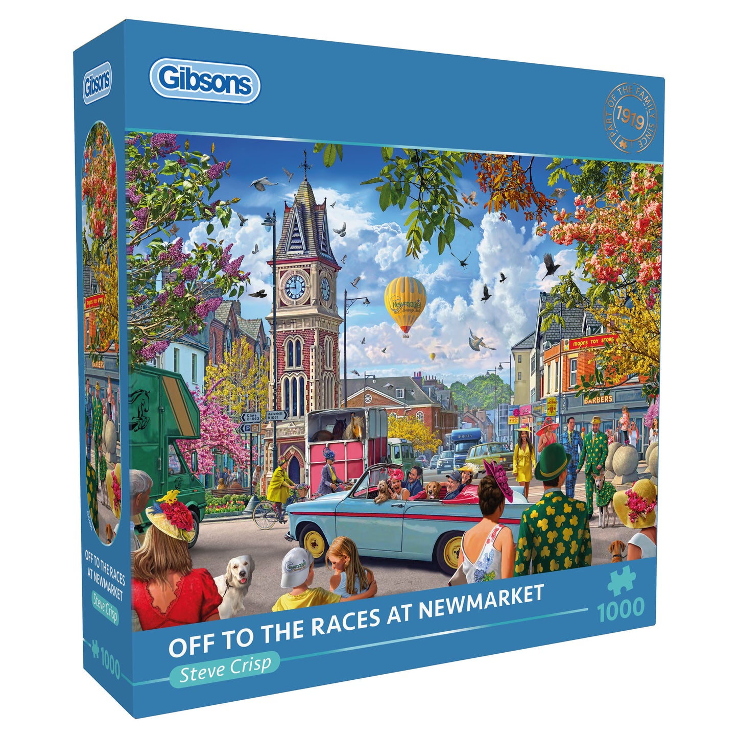 Off to the Races at Newmarket 1000 Piece Jigsaw Puzzle