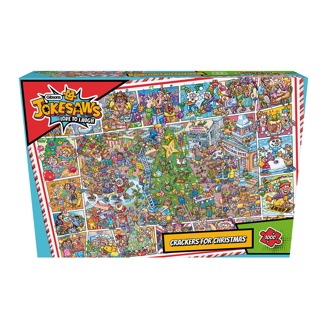Crackers for Christmas 1000 Piece Jigsaw Puzzle