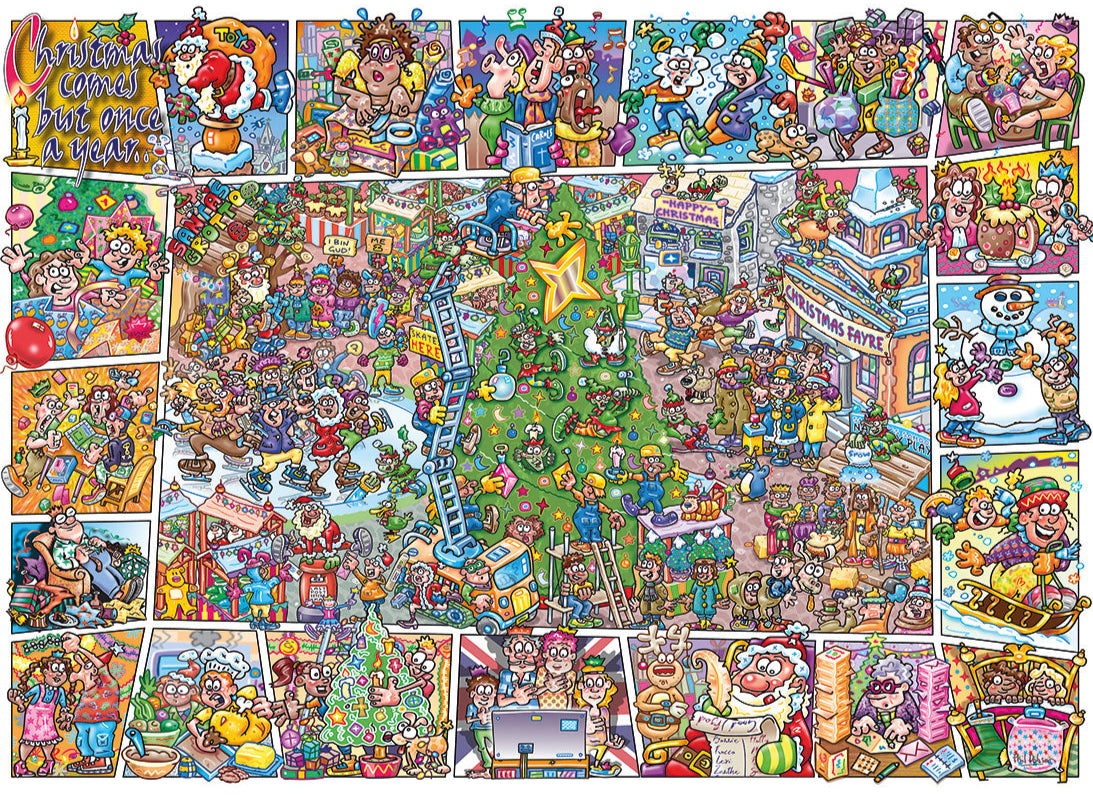 Crackers for Christmas 1000 Piece Jigsaw Puzzle