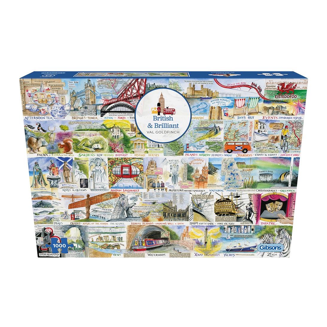 Gibsons Games Puzzle 1000 Pezzi 'Sun Bears & Sloths' – Animali In Via Di Estinzione, Cartone Riciclato 100%