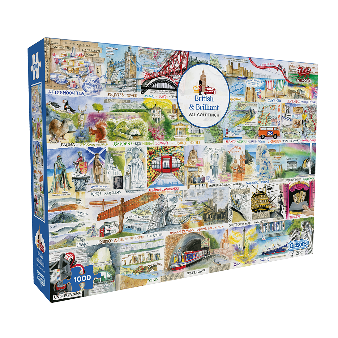 Gibsons Puzzle da 1000 pezzi per adulti - Puzzle sostenibile Gibsons Puzzle da 1000 pezzi per adulti - Puzzle sostenibile