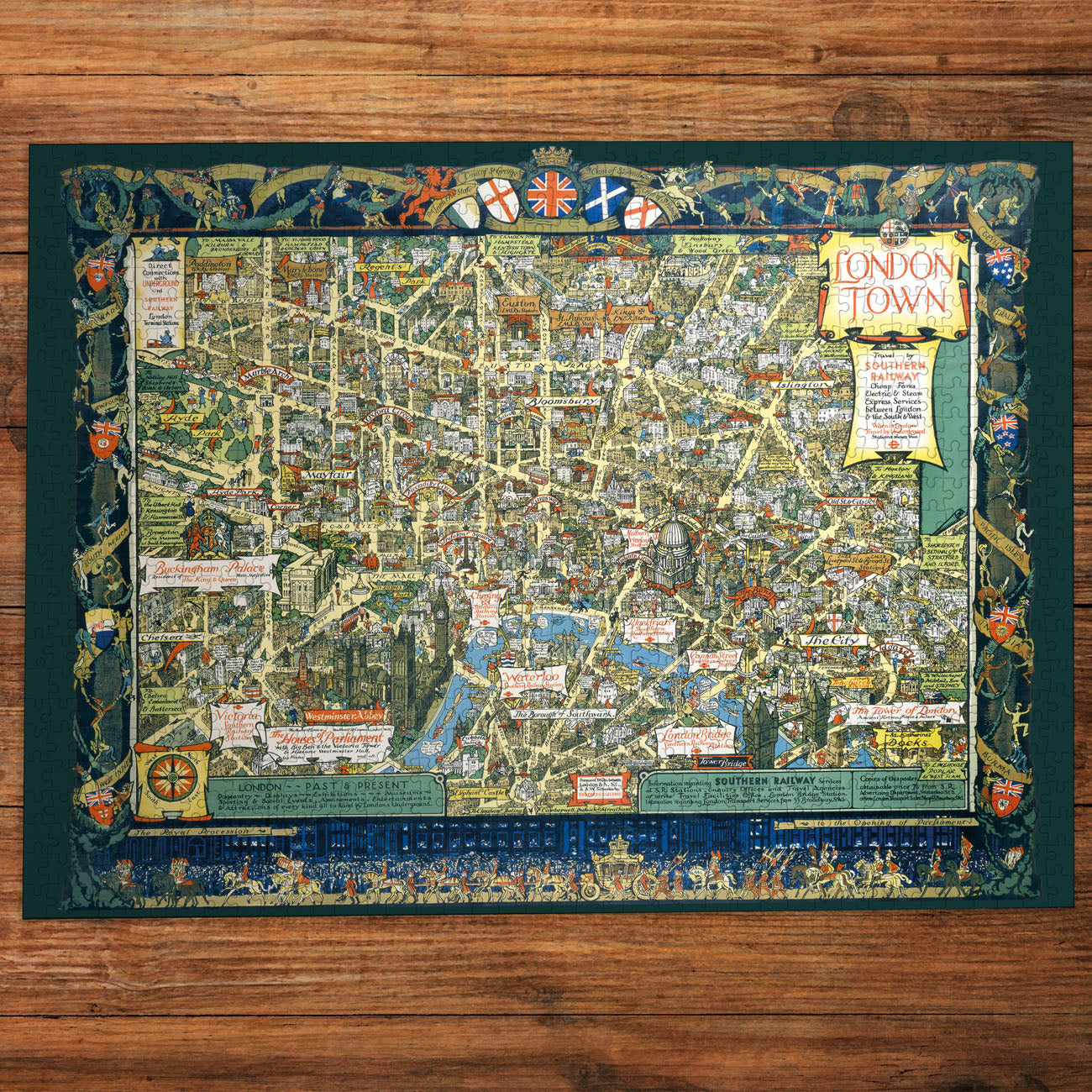 London Town by Southern Railway 1000 Piece Jigsaw Puzzle