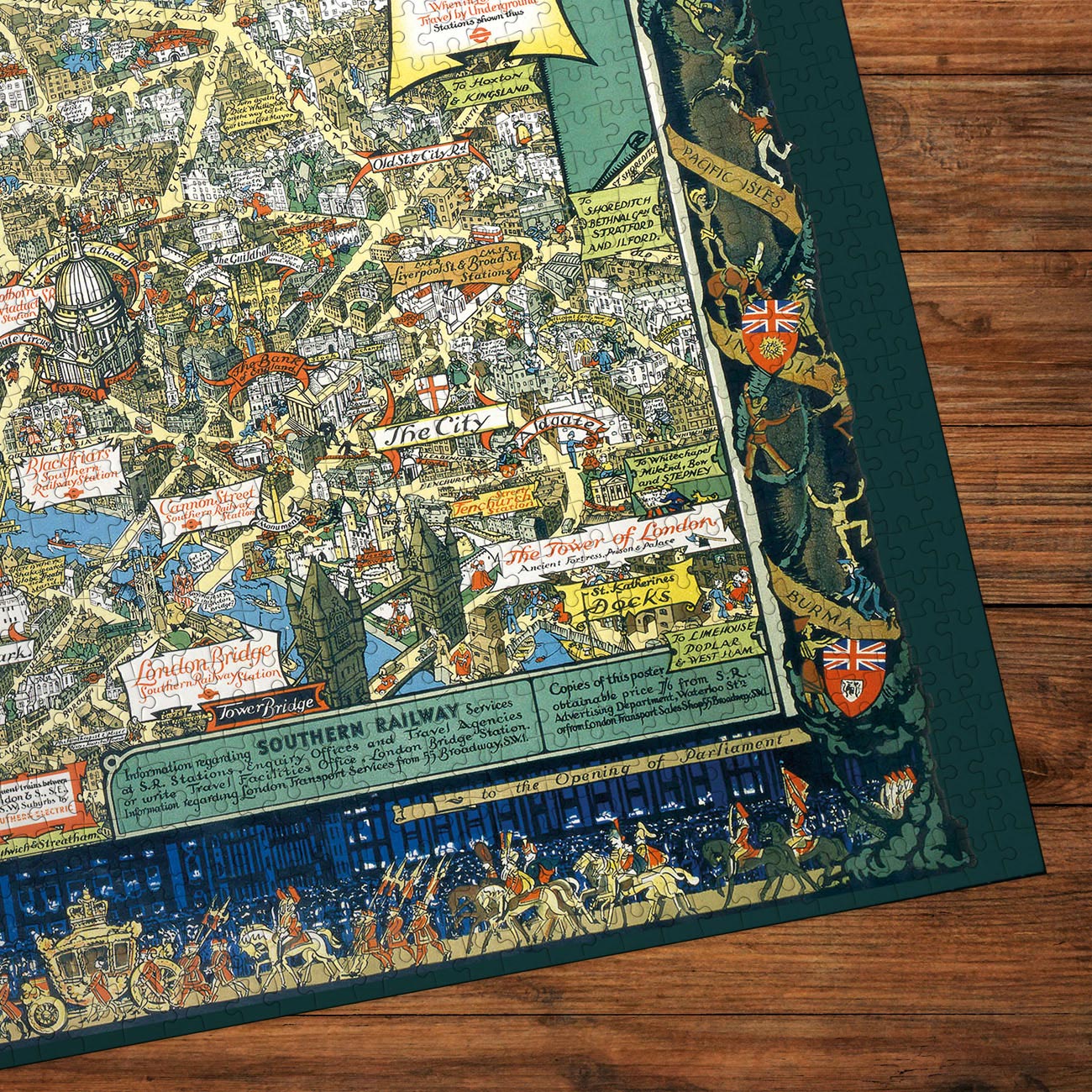 London Town by Southern Railway 1000 Piece Jigsaw Puzzle