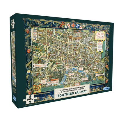 London Town by Southern Railway 1000 Piece Jigsaw Puzzle