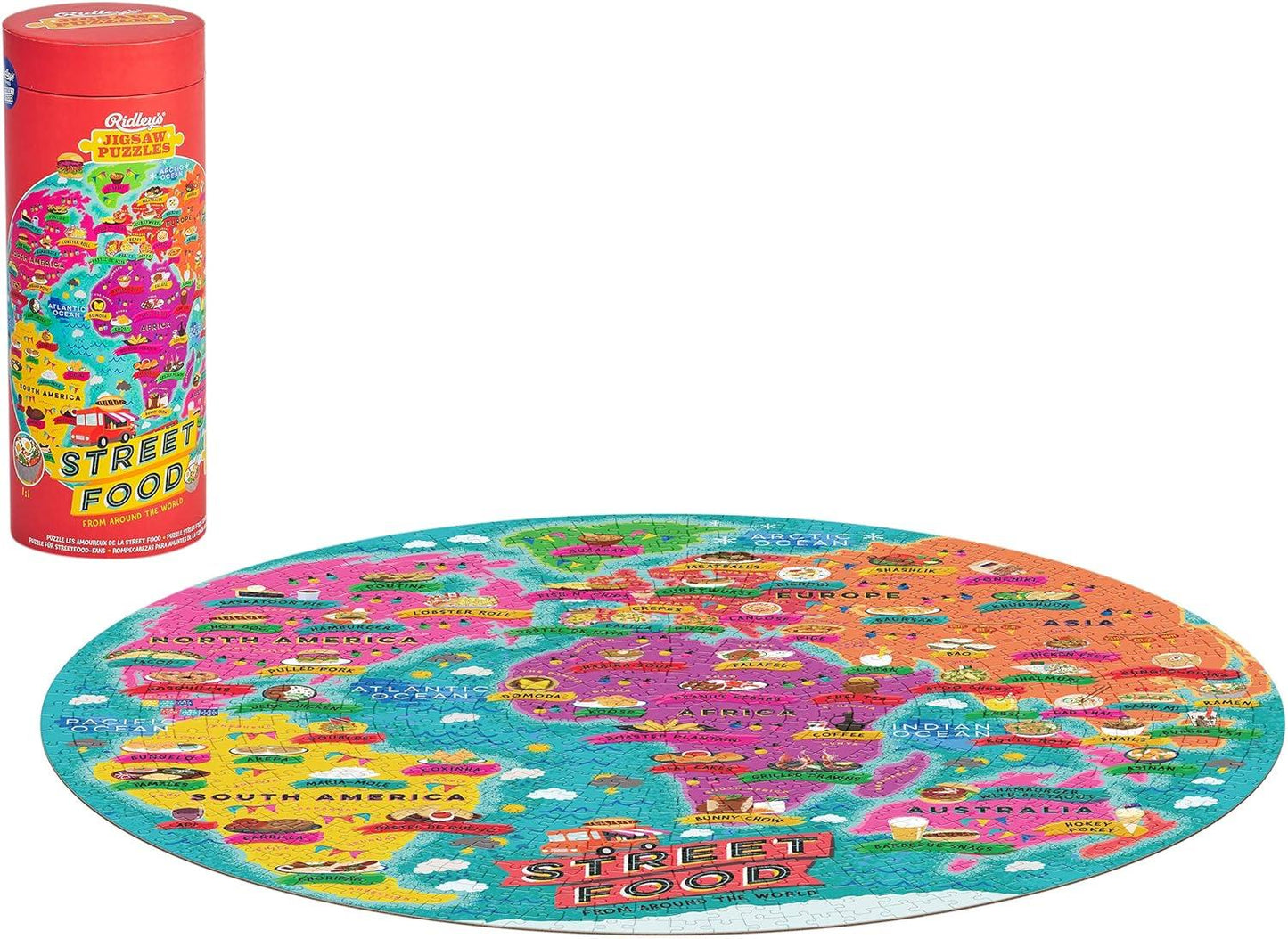 Street Food Lover's 1000 Piece Jigsaw Puzzle