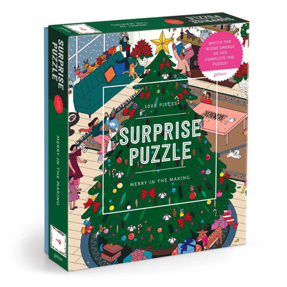 Merry In the Making 1000 Piece Surprise Jigsaw Puzzle