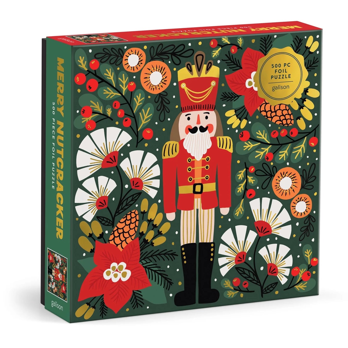 Merry Nutcracker 500 Piece Foil Jigsaw Puzzle