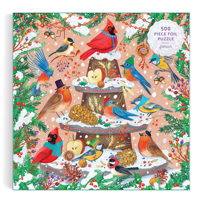 Festive Feathers 500 Piece Foil Jigsaw Puzzle