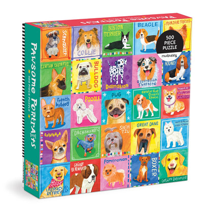 Pawsome Portraits 500 Piece Jigsaw Puzzle