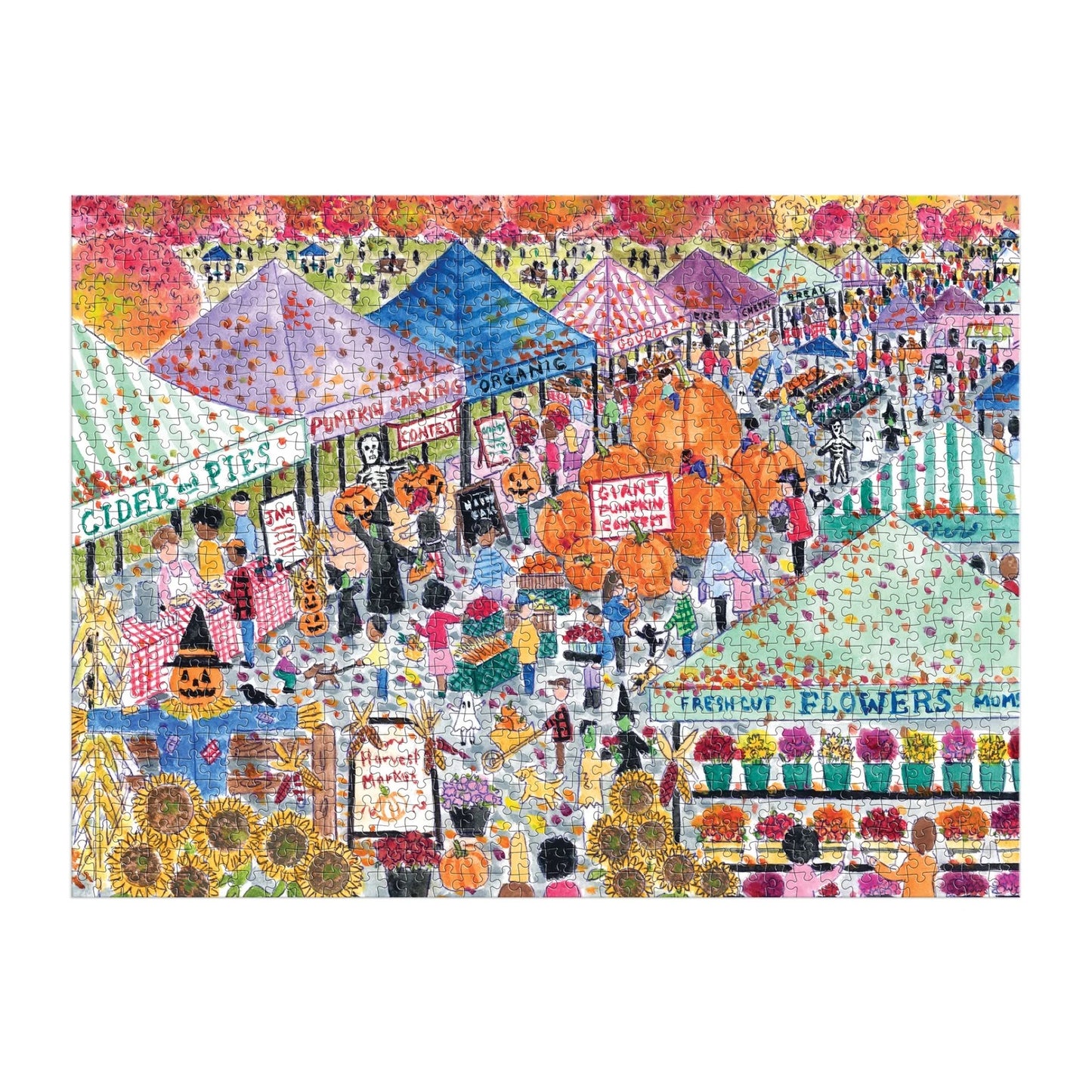 Michael Storrings Harvest Market 1000 Piece Jigsaw Puzzle