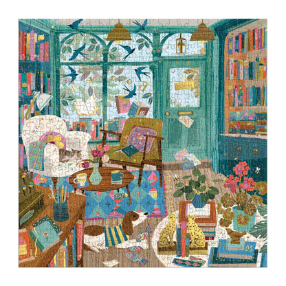 Bookshop Afterrnoon 500 Piece Foil Jigsaw Puzzle