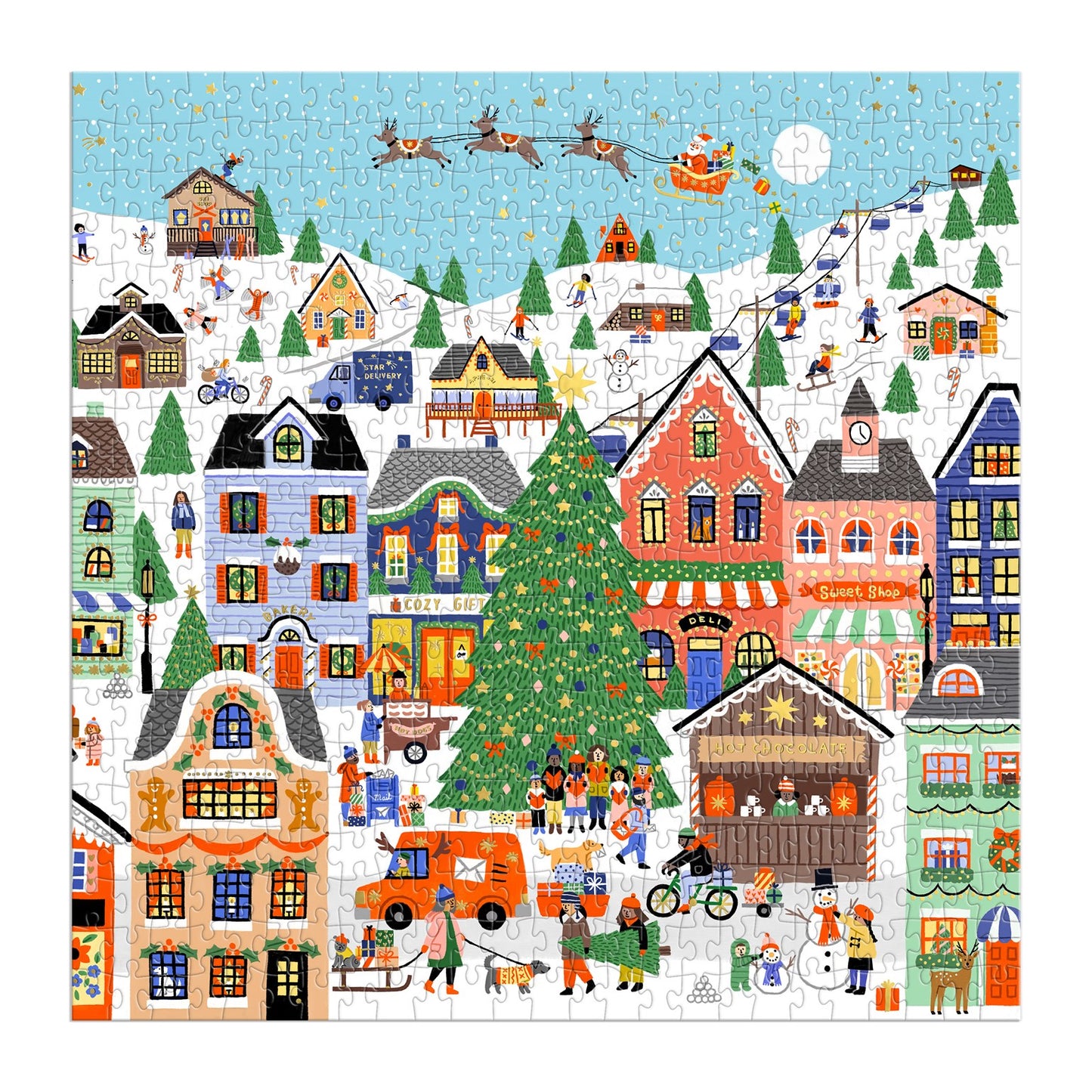 Merryville 500 Piece Foil Jigsaw Puzzle
