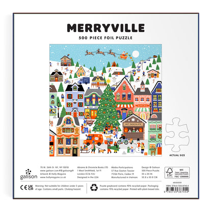 Merryville 500 Piece Foil Jigsaw Puzzle