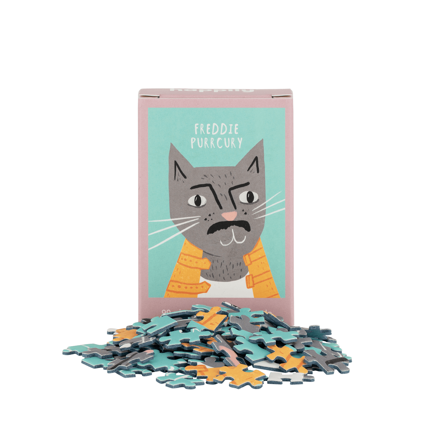 Freddie Purrcury 99 Piece Mini Jigsaw Puzzle