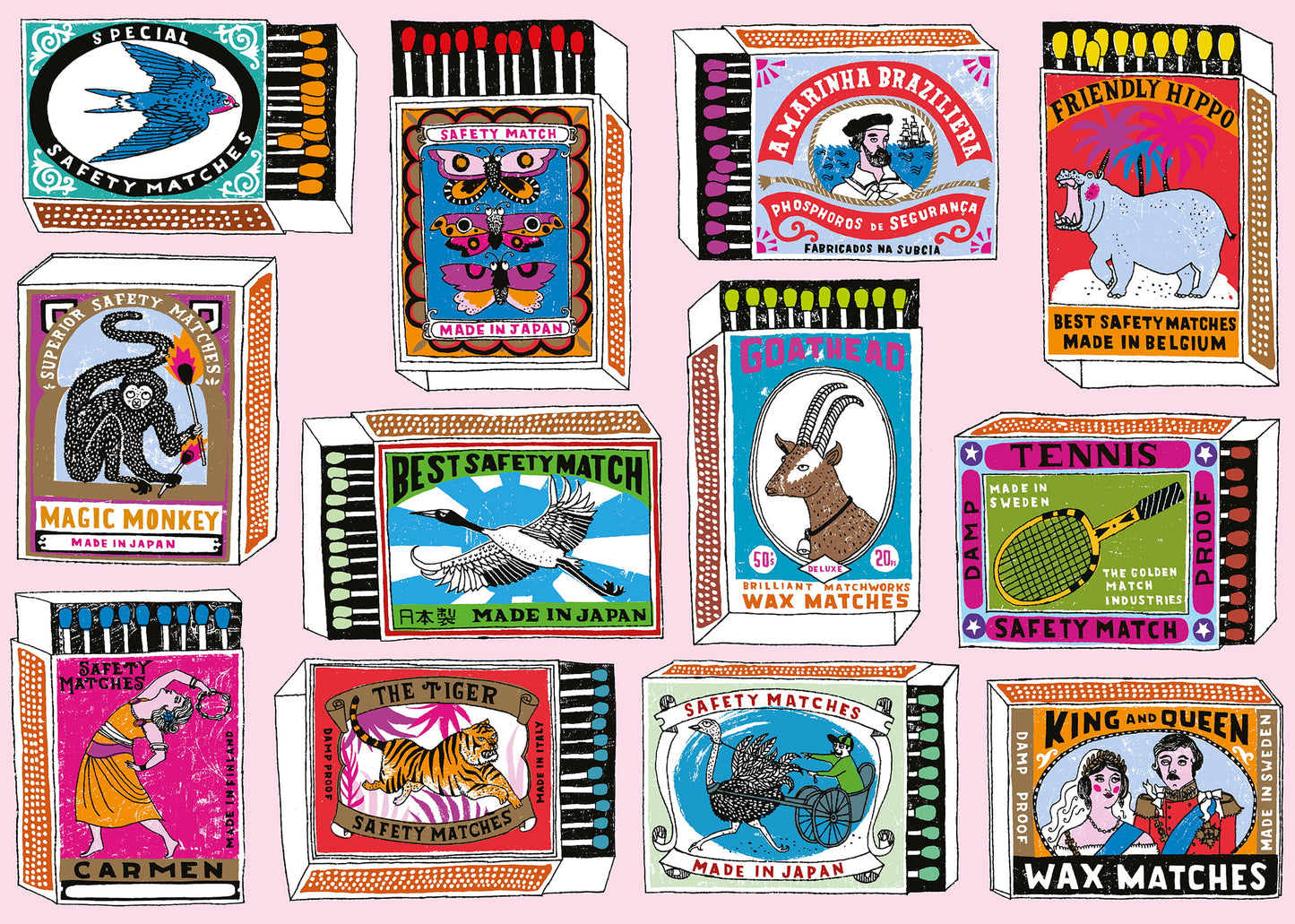 Matches 1000 Piece Jigsaw Puzzle
