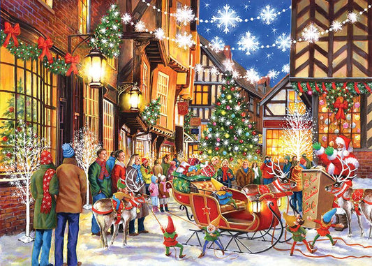 PRE-ORDER No. 20 Santa Switch On 1000 Piece Jigsaw Puzzle