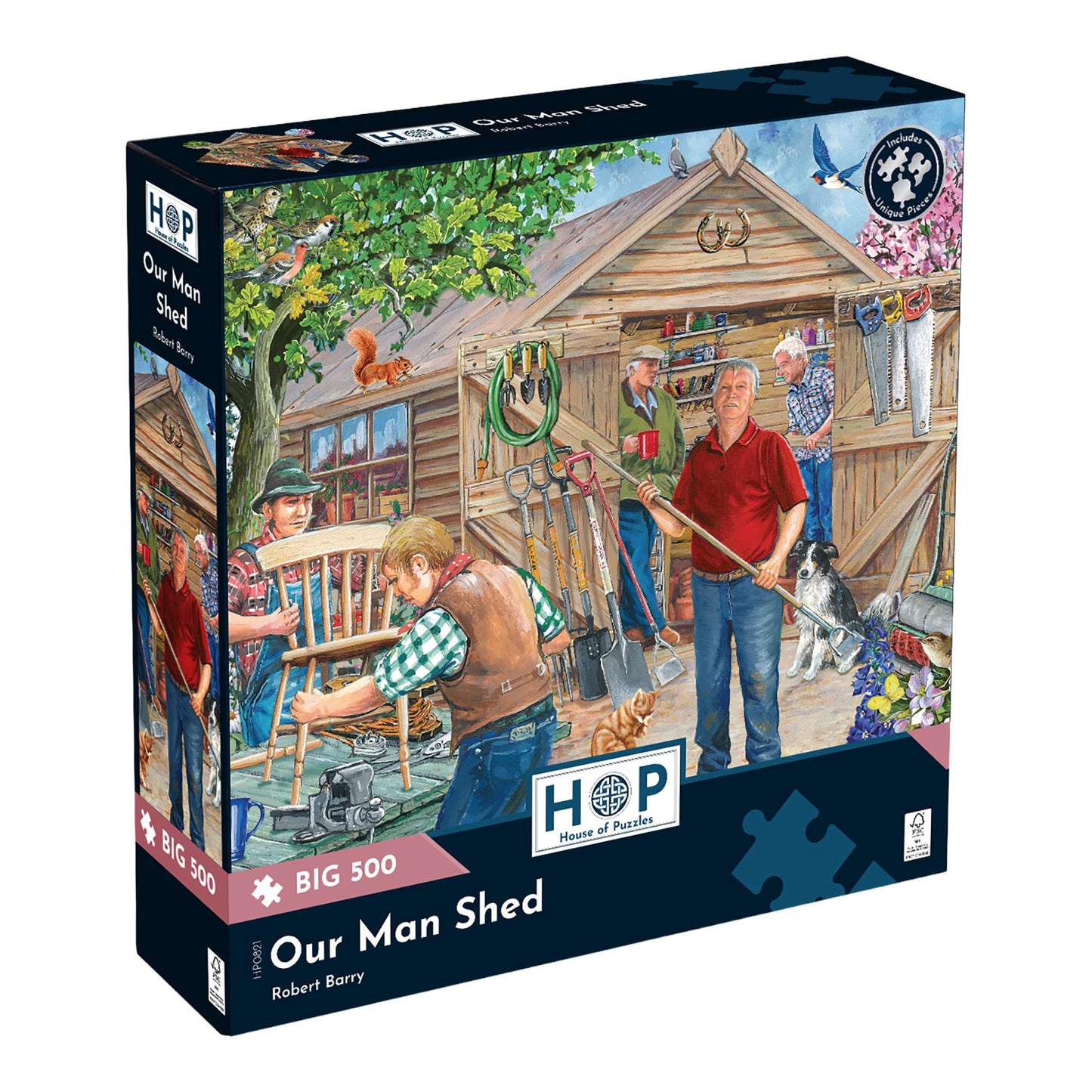 Our Man Shed 500 Big Piece Jigsaw Puzzle