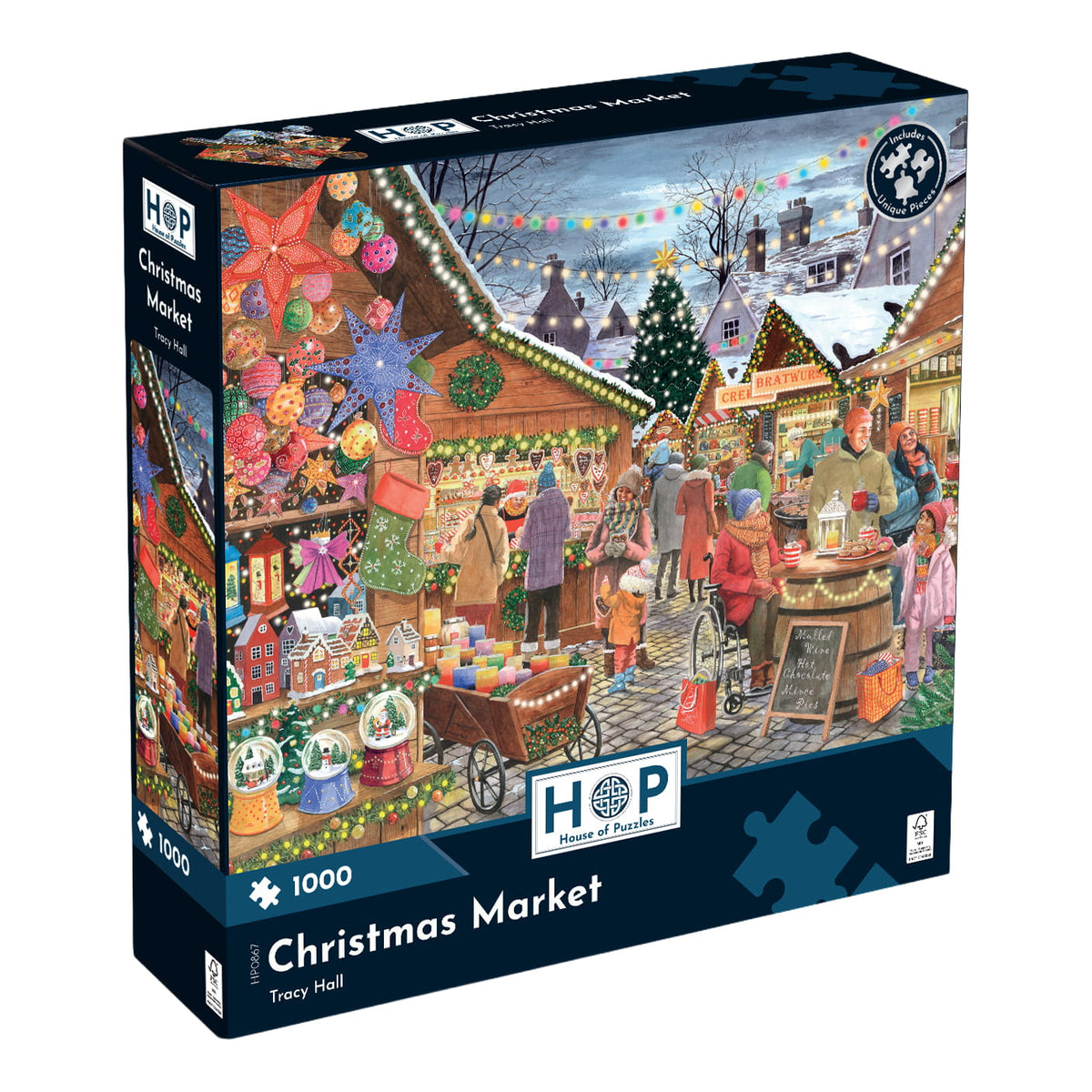 Christmas Market 1000 Piece Jigsaw Puzzle
