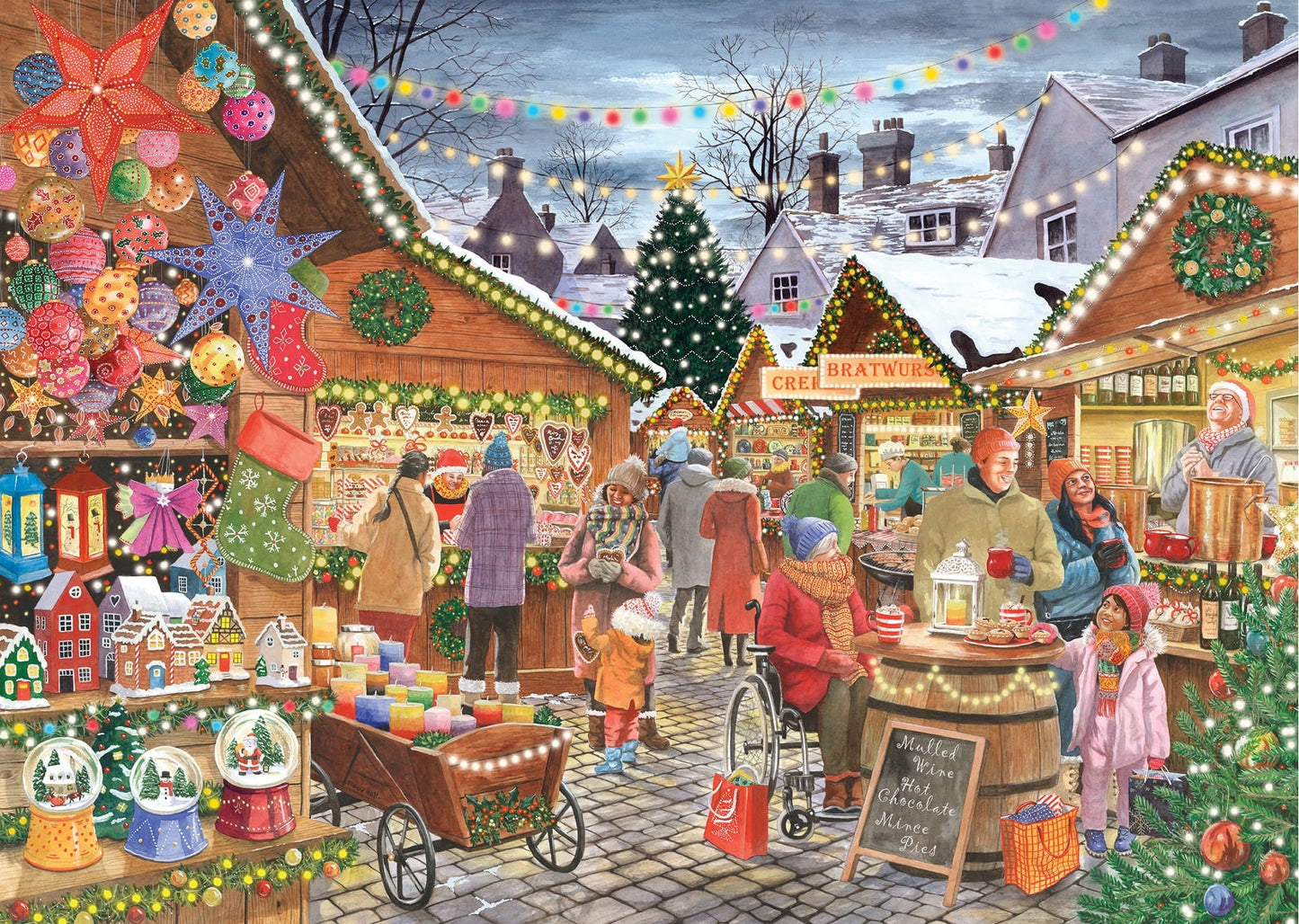 Christmas Market 1000 Piece Jigsaw Puzzle