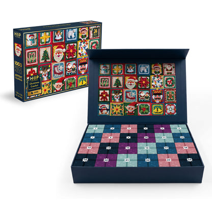 PRE-ORDER Christmas Crochet Advent Calendar 1000 Piece Jigsaw Puzzle