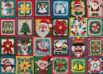 PRE-ORDER Christmas Crochet Advent Calendar 1000 Piece Jigsaw Puzzle