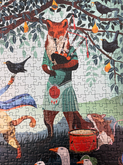 The 12 Days of Christmas 1000 or 500 Piece Jigsaw Puzzle