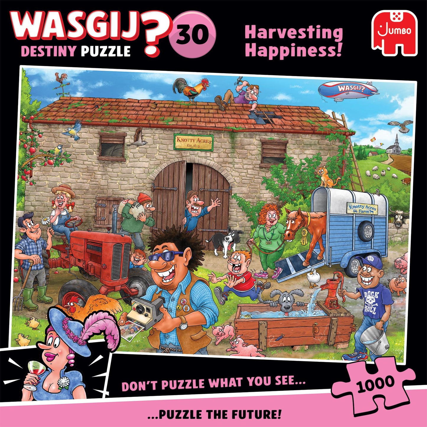 PRE-ORDER Wasgij Destiny 30 Harvesting Happiness 1000 Piece Jigsaw Puzzle